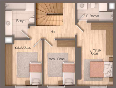 Moment İstanbul 3+1 Daireler