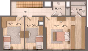Moment İstanbul 2+1 Daireler